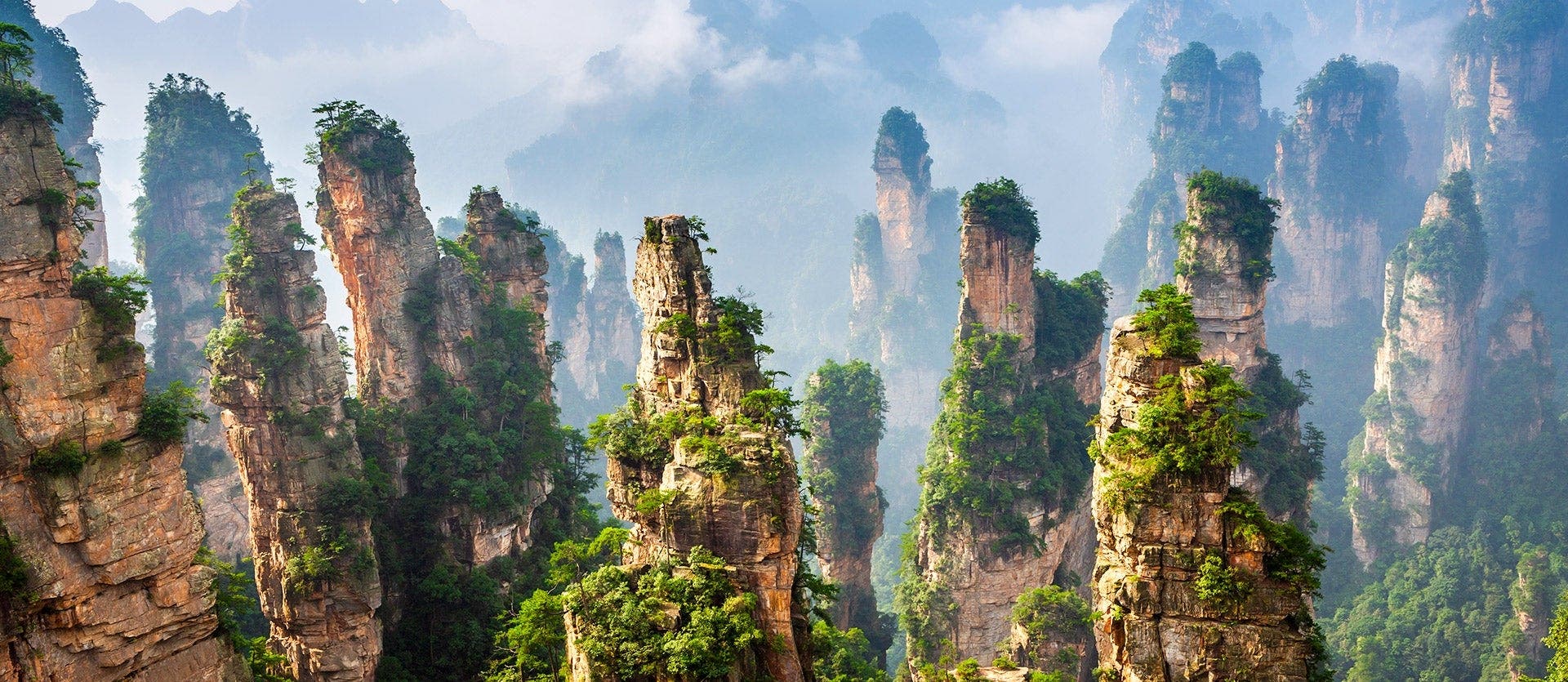 Iconos de China + Montañas de Avatar